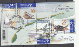 Nederland 2003 Nvph Nr 2171, Mi Nr Blok 78, Nederlandse Wad,meeuw, Wulp, Zeehond, Krab - Usados