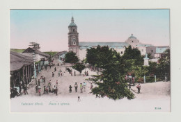 CATACAOS:  PLAZA  E  IGLESIA  -  FP - Perú