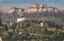 12338024 Churfirsten Kurhaus Und Ruine Graeplang St Gallen - Autres & Non Classés