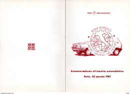 Folder Precursore - Industria Automobilistica 1983 - Variétés Et Curiosités