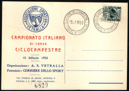 CYCLING - ITALIA VETRALLA 1953 - CAMPIONATO ITALIANO DI CORSA CICLOCAMPESTRE - A - Radsport