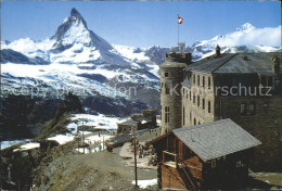 12337994 Gornergrat Zermatt Kulm-Hotel Mit Matterhorn Und Dt. Blanche Gornergrat - Sonstige & Ohne Zuordnung