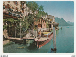 Tessin Lugano GANDRIA Il Ticino Pittoresco Lago Di Lugano Ristorante Roccabella Et Bellavista Bateau MORITZ VOIR DOS - Gandria 