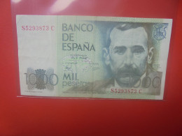 ESPAGNE 1000 PESETAS 1979 Circuler (B.33) - [ 4] 1975-… : Juan Carlos I