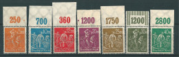MiNr. 238-244 ** Oberrand - Unused Stamps