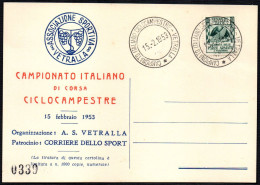 CYCLING - ITALIA VETRALLA 1953 - CAMPIONATO ITALIANO DI CORSA CICLOCAMPESTRE - A - Wielrennen