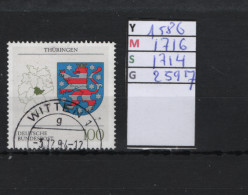 PRIX F. Obl 1586 YT 1716 MIC 1714 SCO 2597 GIB Thür 1ngen  Armoiries Des Lünder 1994  75/11 - Oblitérés