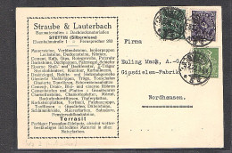 DR. Reklamekarte Aus Stettin-Silberwiese, Straube & Lauterbach - Altri & Non Classificati