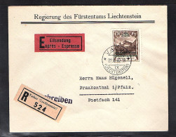 Liechtenstein, R-Brief  Mi.-Nr. D. 8 - Altri & Non Classificati