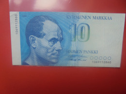 FINLANDE 10 MARKKA 1986 Circuler (B.33) - Finnland