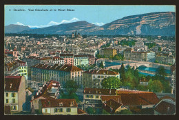 14659 - SUISSE - GENEVE - Vue Générale Et Le Mont-Blanc - Genève