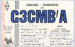 Ad9240 - SCOTLAND - RADIO FREQUENCY CARD  -  1950 - Radio