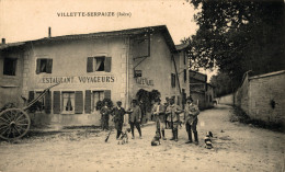 N79 - 38 - VILLETTE-SERPAIZE - Isère - Le Retour Des Chasseurs - Restaurant Des Voyageurs - Autres & Non Classés