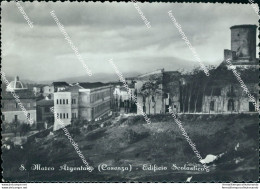 Bh534 Cartolina S.marco Argentano Edificio Scolastico  Provincia Di Cosenza - Cosenza