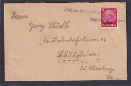 Dt.Besetzung 2. Weltkrieg, Elsaß Mit Pro.-St. "Dossenheim" - Occupation 1938-45