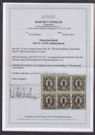 DR., Mi.-Nr.133 II, Sechserblock, Gestempelt, FA. WinklerBPP - Other & Unclassified