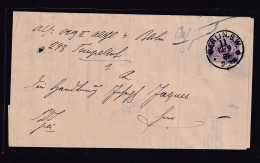 DR, Mi.-Nr.40, Auf Erm. Ortsbrief Innerhalb Berlins 1889, Sign. Jäschke-L. - Other & Unclassified