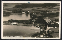 AK Sielbeck / Eutin, Fliegeraufnahme Mit Hotel Zur Erholung, Ukleisee  - Eutin