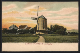 AK Gohlis / Dresden, An Der Gohliser Windmühle  - Dresden