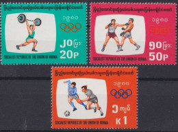 F-EX50073 BURMA MNH 1980 MOSCOW OLYMPIC GAMES SOCCER BOXING FUTBOL.  - Estate 1980: Mosca