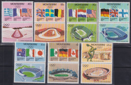 F-EX50107 MONTSERRAT MNH 1980 MOSCOW OLYMPIC GAMES FLAG DISCOBOLO MIRON              - Ete 1980: Moscou