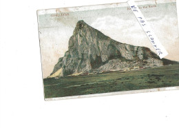 GIBRALTAR  Rock From The North ( état) Circulée Timbre Tunisien - Gibilterra