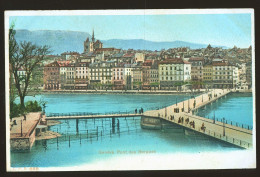 14663 - SUISSE - GENEVE - Pont Des Bergues - DOS NON DIVISE - Genève