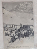 Train De Luge à Cret-d'y-bau Et Les Rochers De Naye - Sonstige & Ohne Zuordnung