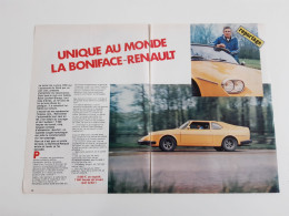 Coupure De Presse Automobile Renault Boniface - Voitures