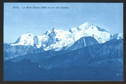 14665 - SUISSE - Mont-Blanc Vu De GENEVE - Genève