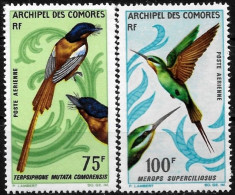 Comores 1967 - Yvert N° PA 20/21 - Michel N° 83/84 ** - Posta Aerea