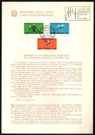 CYCLING - ITALIA SALO' (BS) 1962 - CAMPIONATI MONDIALI DI CICLISMO - BOLETTINO ILLUSTRATIVO - TARGHETTA - A - Cyclisme