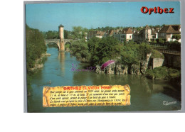 ORTHEZ 64 - Le BVieux Pont Parchemin Histoire De La Ville 1987 - Orthez