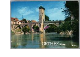 ORTHEZ 64 - Le Pont Vieux  Vue Generale 1979 - Orthez