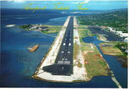 CPM - TAHITI FAAA - Aéroport International (vue Aérienne) - Photo Teva Sylvain - Edition Pacific Promotion - Aerodrome