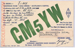 Ad9244 - SCOTLAND - RADIO FREQUENCY CARD  -  1950 - Radio