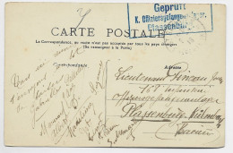 CHARENTE INF CARTE FOURAS LES BAINS ADRESSEE PRISONNIER FRANCAIS EN BAVIERE 1916 + GEPRUFT PLASSENBURG - 1. Weltkrieg 1914-1918