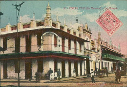 AFRICA - MAURITIUS / ILE MAURICE - PORT LOUIS - MOSQUE / LA MOSQUEE  - PHOT. L'ABEILLE - MAILED 1924 / STAMP (12574) - Mauritius