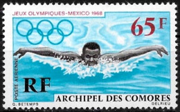 Comores 1969 - Yvert N° PA 25 - Michel N° 93 ** - Airmail