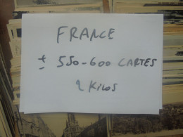 +++FRANCE 100% LOT +-550-600 CARTES MAJORITES ANCIENNES(90%)+++2 KILOS (Lire çi-bas) - 500 Postcards Min.