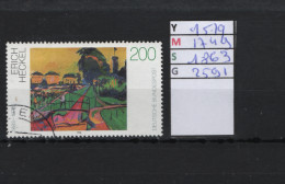 PRIX F. Obl 1579 YT 1749 MIC 1863 SCO 2591 GIB Paysage De Dresde De Erisch Heckel  Peinture Allemande XX° Siècle 75/11 - Usados