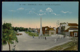 ALGARVE - FARO - Avenida Da Republica. ( Edição  A. Malva Nº 1310)  Carte Postale - Faro