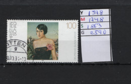 PRIX F. Obl 1578 YT 1748 MIC 1863 SCO 2590 GIB  Maïka De Christian Schad Peinture Allemande XX° Siècle 1994  75/11 - Usados