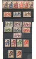 MAURITANIE 1937/38 N° 73/99* Cote: 33,00 € - Nuevos