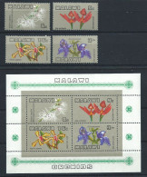 Malawi N°110/13 + Bloc 14** (MNH) 1969 - Fleurs Divers - Malawi (1964-...)