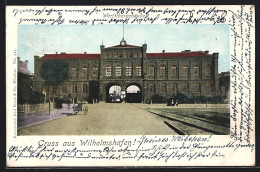 AK Wilhelmshaven, Werftthorgebäude Mit Goldenen Fenstern  - Wilhelmshaven