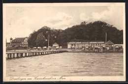 AK Dreibergen /Zwischenahner Meer, Ortsansicht Vom Wasser Aus, Mit Seesteig  - Bad Zwischenahn