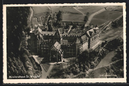 AK St. Wendel, Kloster, Orig. Fliegeraufnahme  - Kreis Sankt Wendel