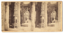 Stereo-Fotografie Christian König, Nürnberg, Ansicht Nürnberg, Sacramentshäuschen In Der Lorenz Kirche  - Stereoscopic