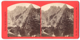 Stereo-Fotografie Baldi & Würthle, Salzburg, Ansicht Scharitzkehl, Scharitzkehl Mit Dem Hohen Göll  - Stereoscopic